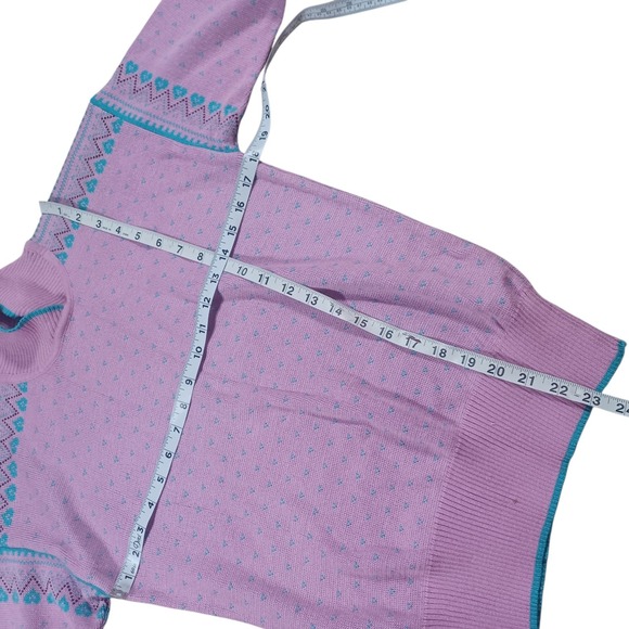 Obermeyer Vintage Womens Danielle Purple Speckled Knit Mock Neck Sweater Medium - Picture 8 of 10